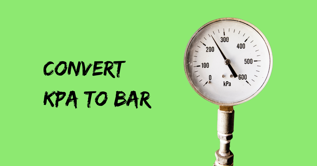 KPA to BAR Conversion